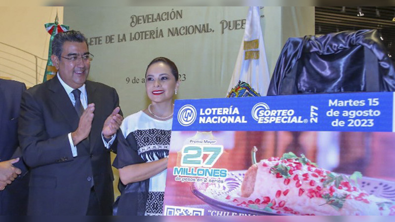 Lotería Nacional celebra aniversario de Canirac: con billetes de platillos regionales de México 