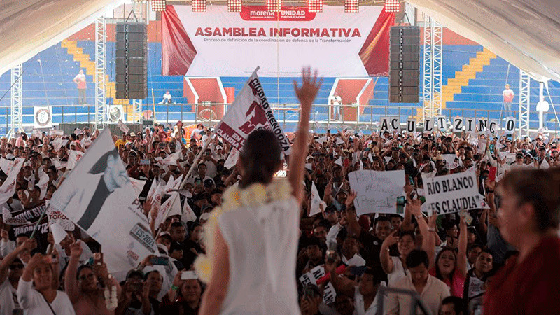 Desde Ciudad Mendoza, Veracruz, Claudia Sheinbaum celebra los logros de la 4T 