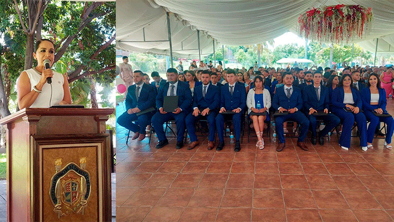 Se llevan los valores de la UMSNH para darle prosperidad a Apatzingán: Secretaria Auxiliar 