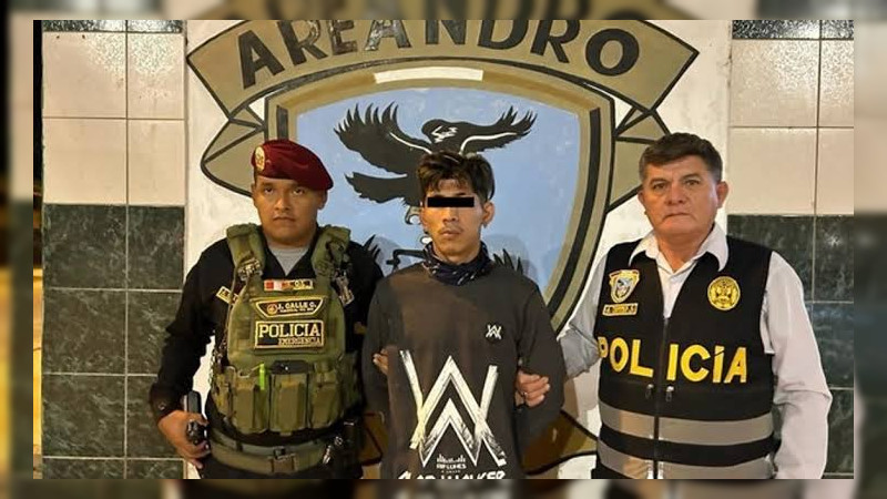 Detienen integrante de banda delictiva en Lima, Perú  