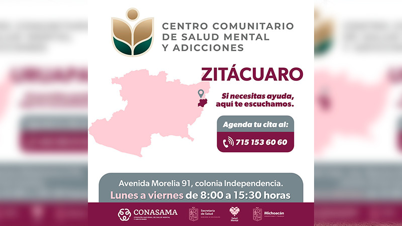 Gobierno de Michoacán atiende adicciones de adolescentes y  jóvenes