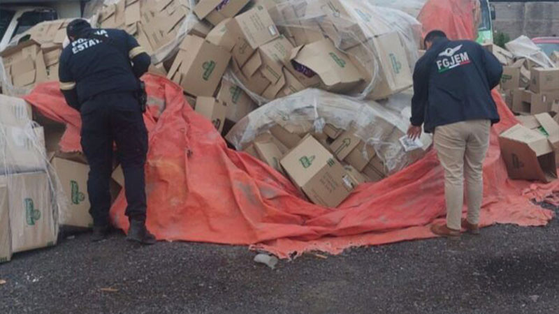 FGJEM recupera 735 cajas de sabritas robada en CDMX 