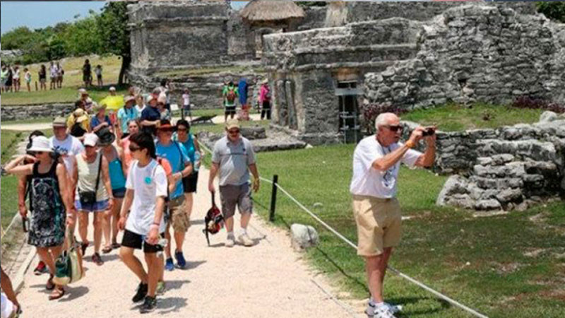 En primer semestre México capta 15 mil 577 mdd por turistas internacionales  