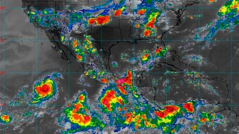 Ocasionarán 3 fenómenos meteorológicos lluvias muy fuertes en Michoacán 
