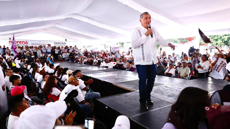 Adán Augusto afirma que el objetivo del Gobierno es que exista menos pobreza, marginación y menos olvido  