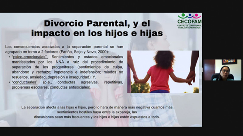  Capacitan áreas auxiliares de la justicia familiar en modelos intervención para familias con alto conflicto en el Poder Judicial de Michoacán 