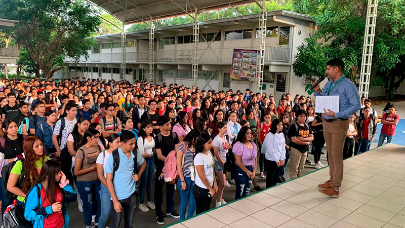 Conalep Michoacán inicia preparación de estudiantes de nuevo ingreso 