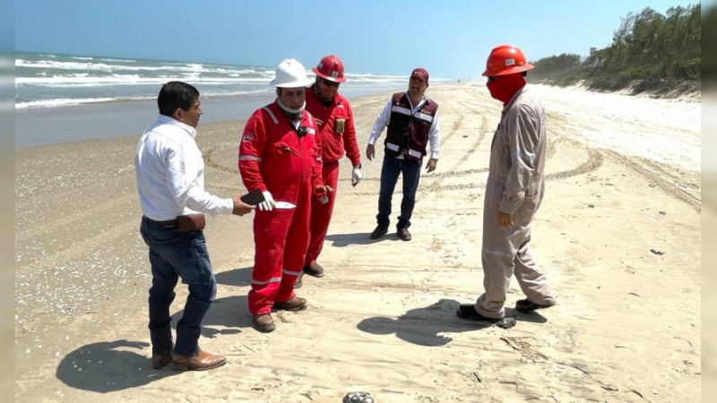 Descartan emergencia ambiental en playas de Tamaulipas, por presencia de hidrocarburo 