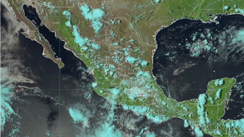 Esta noche se esperan chubascos con lluvias puntuales fuertes en algunas regiones de Michoacán 