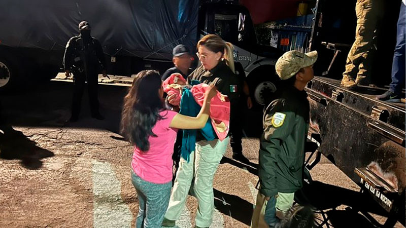 Realizan rescate masivo de 231 migrantes extranjeros en Puebla 