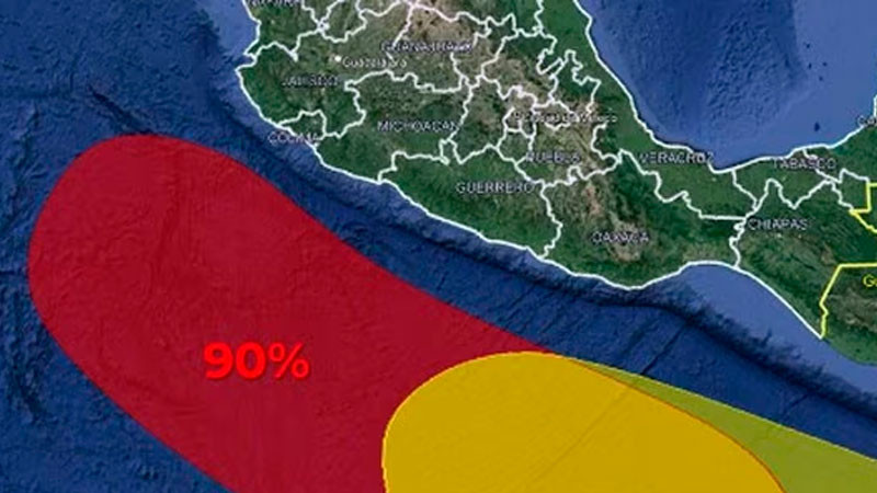 Alertan de posible formación de ciclón tropical en 48 horas; afectaría a Michoacán 