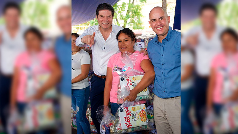 Gobierno de Morelia entregó cerca de 80 mil apoyos alimentarios a madres jefas de familia