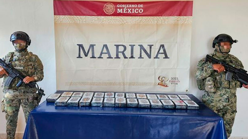Semar asegura más de 2 toneladas de droga en Costas de Guerrero y Quintana Roo 