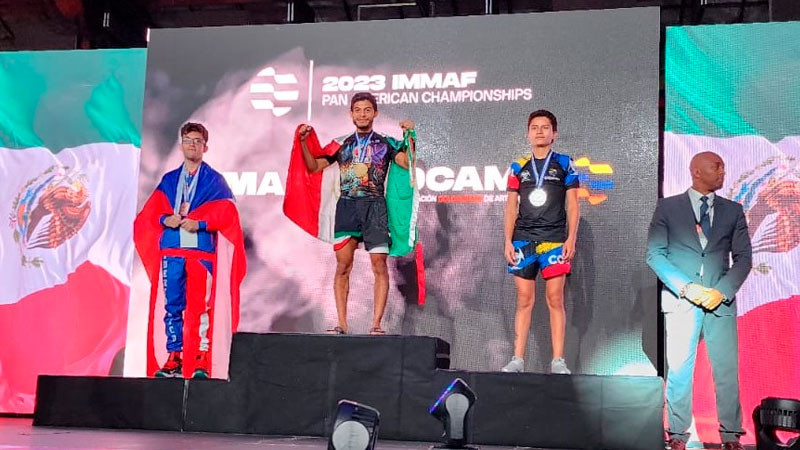 Con 18 medallas, México consigue bicampeonato panamericano de Artes Marciales Mixtas 