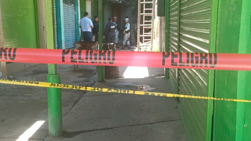 Localizan artefacto explosivo en mercado de Tenencia La Mira, en Lázaro Cárdenas 