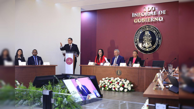 Uruapan, en la ruta de la transformación; Nacho Campos presenta su segundo informe de gobierno