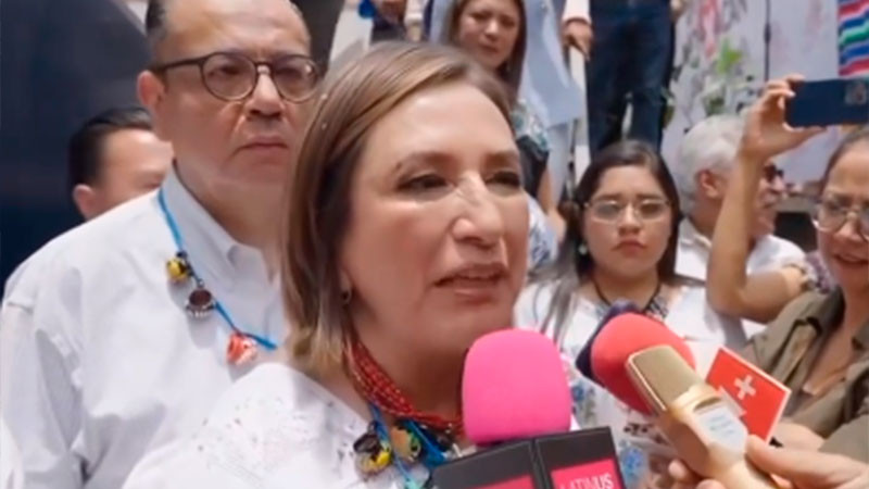 Xóchitl Gálvez mandó mensaje de apoyo a De la Madrid tras su descarte en el Frente Amplio 