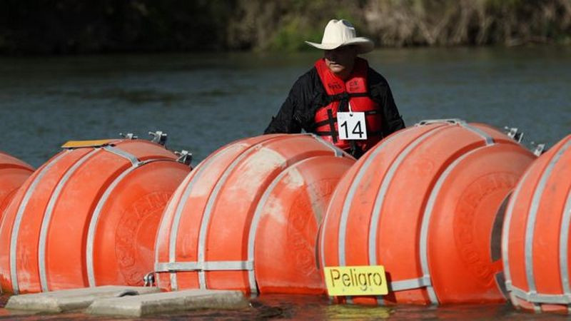 Mayoría de boyas que puso Texas en río están en México: Comisión Internacional de Límites y Aguas 