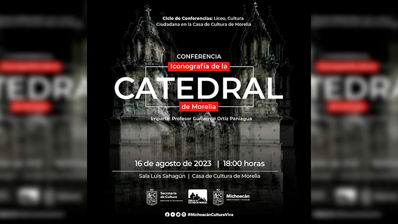 Conoce más sobre la iconografía de la Catedral de Morelia con esta ponencia de la Secum 