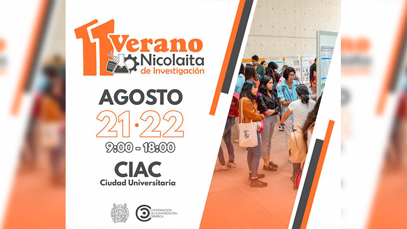 Se rompe récord de alumnas y alumnos inscritos en el Verano Nicolaita de la Investigación Científica 