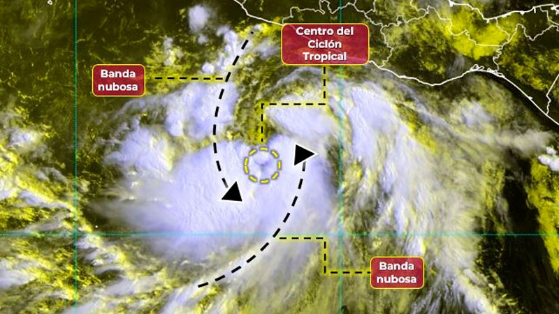 Se forma la tormenta tropical Hilary; traerá lluvias intensas a Michoacán 