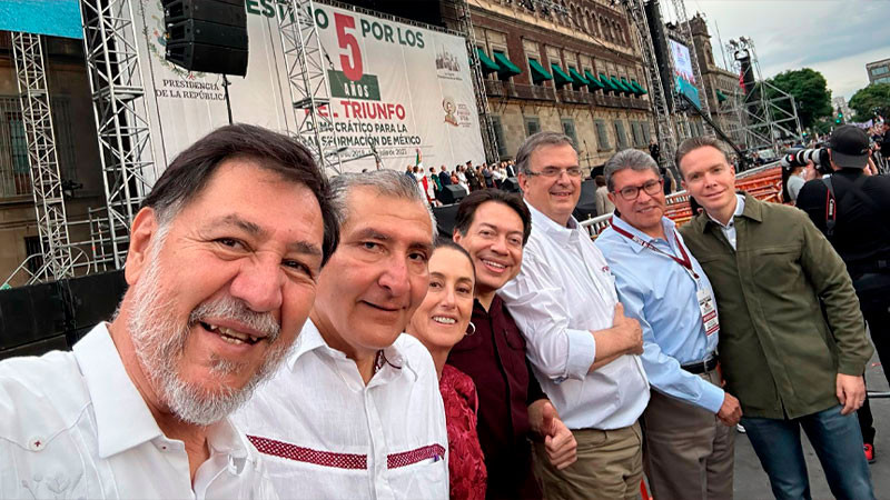 Corcholatas reaccionan a acusaciones de Ebrard  