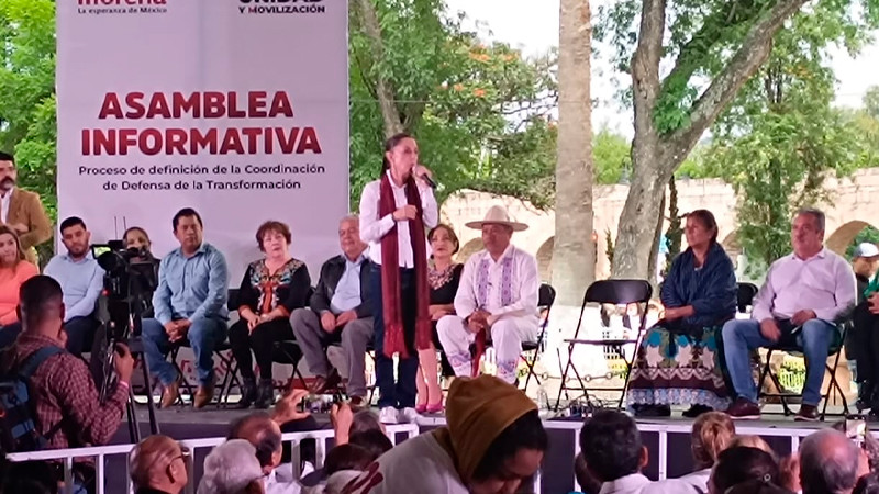 Mexicanos contentos con la cuarta transformación: Sheinbaum