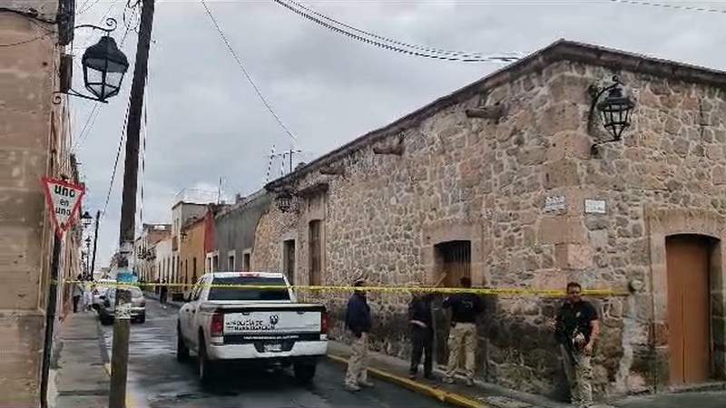 Agreden a balazos a policías en pleno Centro Histórico de Morelia; detienen a 4