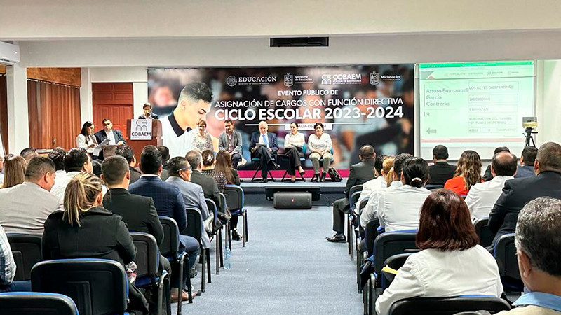 Asigna Cobaem 42 nuevos directores y subdirectores