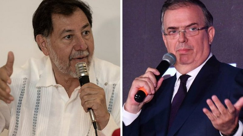 Fernández Noroña prevé rompimiento de Ebrard con Morena; pronostica que se va a MC 