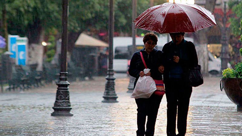 Se esperan lluvias intensas en Michoacán acompañadas con descargas eléctricas y granizo 