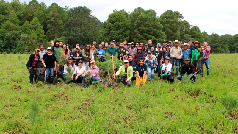 Avanza Campaña de Reforestación 2023 del Gobierno de Morelia