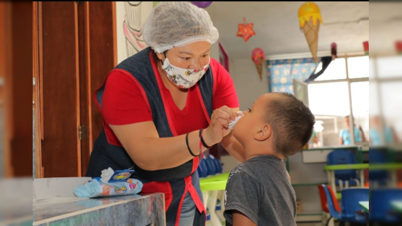 Estancias infantiles Nidos del DIF atienden desde la etapa de lactante