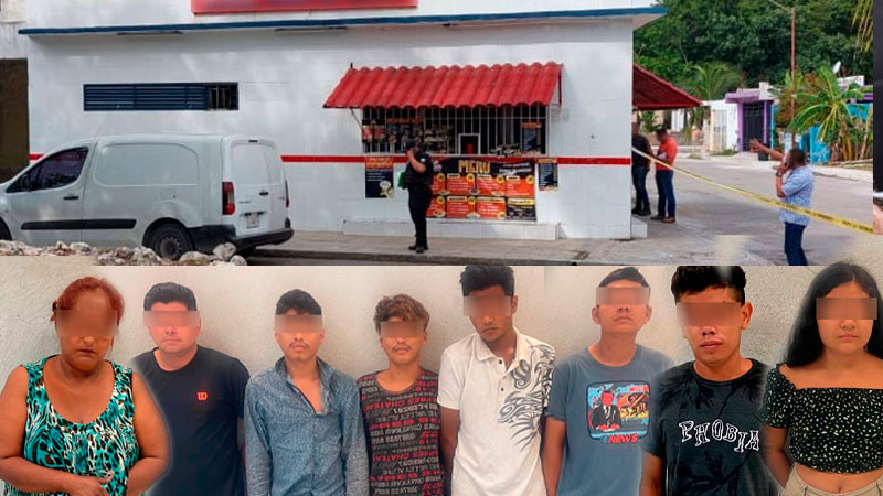 Desarticulan banda de extorsionadores y narcomenudistas en Quintana Roo; detienen a 8 