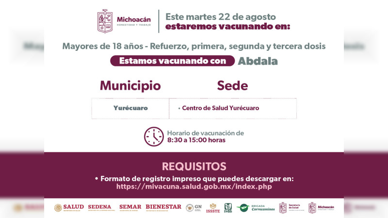 Anuncia SSM, vacunación anti COVID-19 para adultos