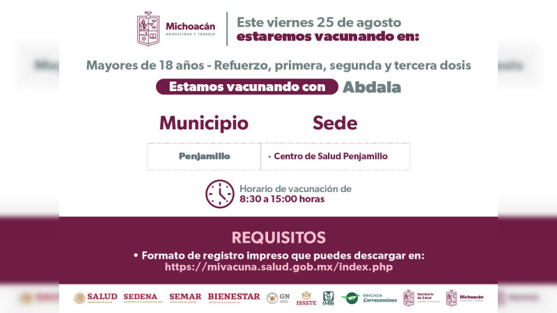 Anuncia SSM, vacunación anti COVID-19 para adultos
