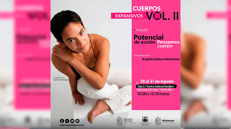 Invita Secum a taller de danza contemporánea, en el Clavijero 