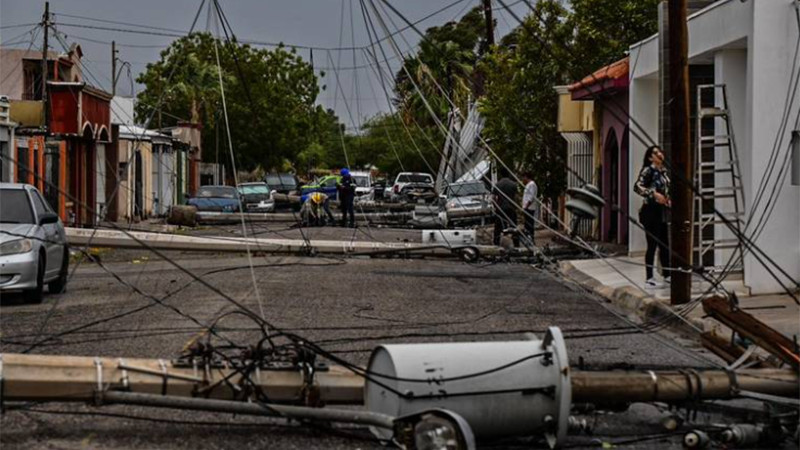 Se restablece suministro eléctrico a 80% de afectados por huracán Hilary: CFE 