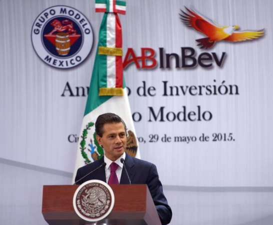 Celebra Enrique Peña Nieto inversión de Grupo Modelo en Yucatán 