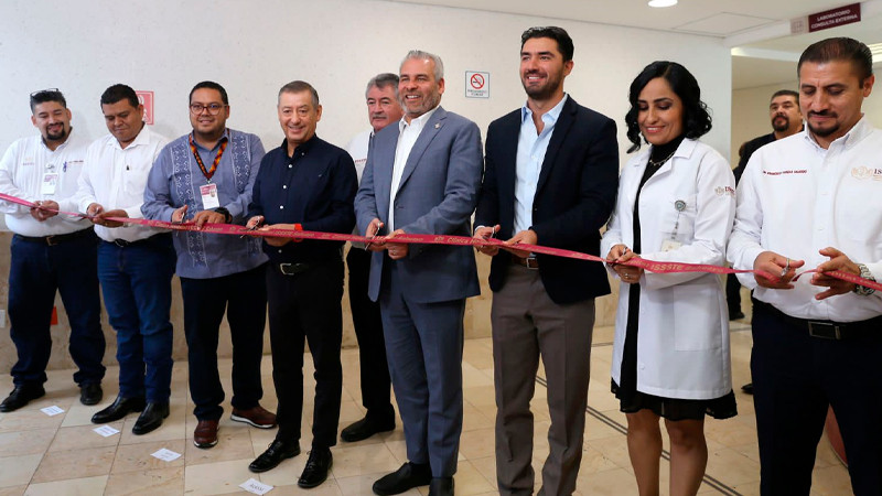 Reapertura Bedolla clínica hospital del ISSSTE en Sahuayo 