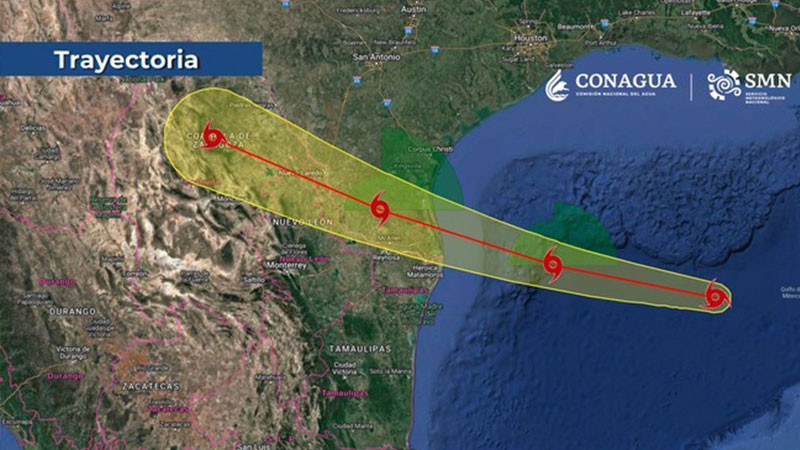 Tormenta Tropical Harold ocasionará lluvias torrenciales en el Norte del país 