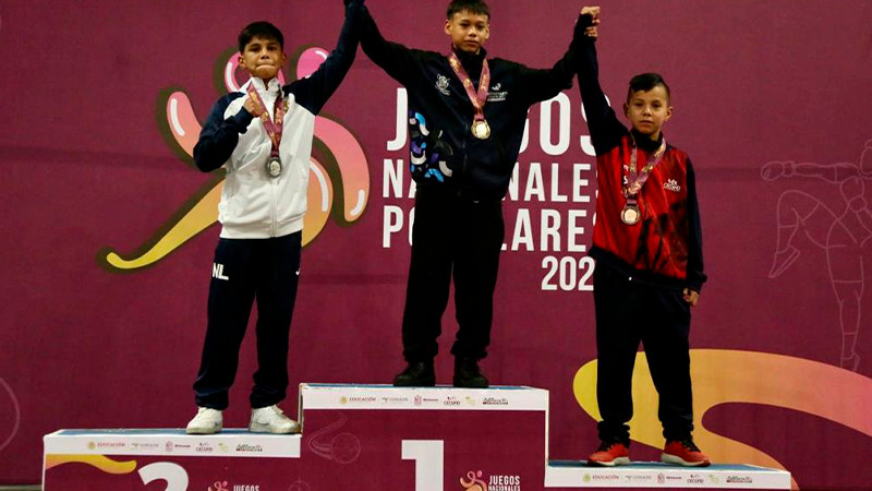 Gana Michoacán cinco medallas en los Juegos Nacionales Populares 2023 