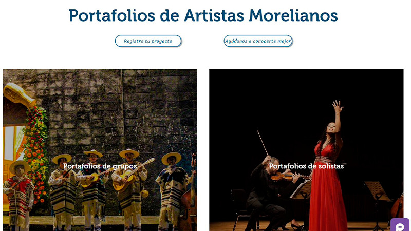 Vigente, plataforma digital Morelia Creativa para registro de artistas