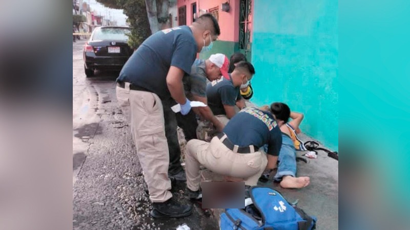 Atacan a balazos a  individuo en Zamora, Michoacán, resultó herido