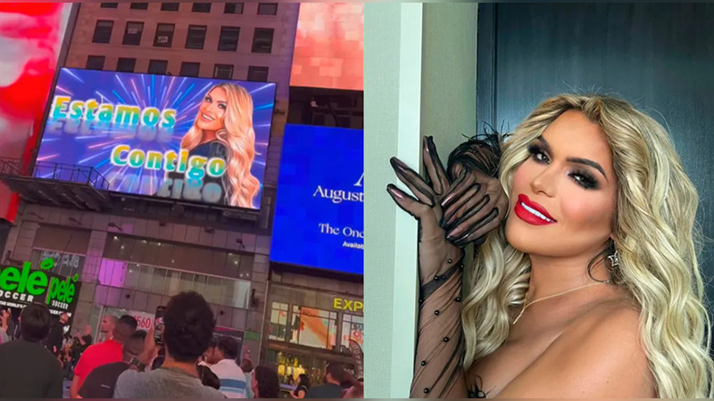 Wendy Guevara aparece en Times Square, Nueva York 