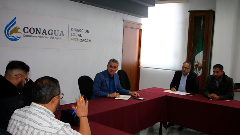 José Luis Téllez se reunió con el director Local de Conagua, Ing. Jesús Camacho Pérez, para tratar el problema de escasez de agua