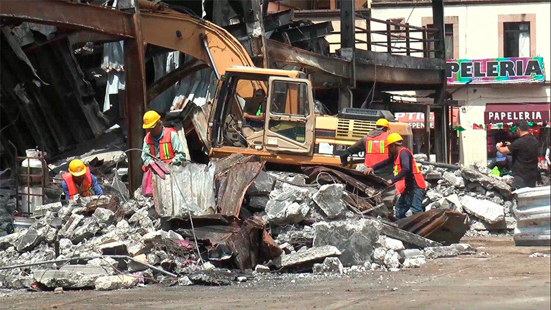 Avanza demolición de estacionamiento del Mercado Independencia: Alfonso Martínez
