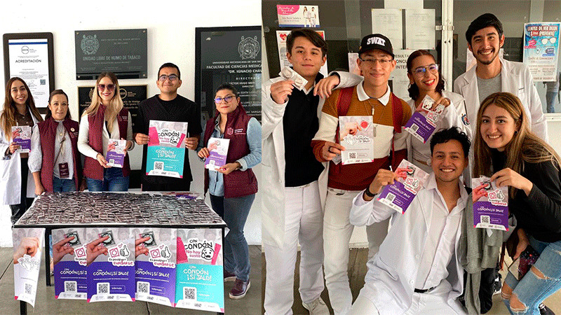 Refuerza SSM campaña con Condón Sí Jalo 