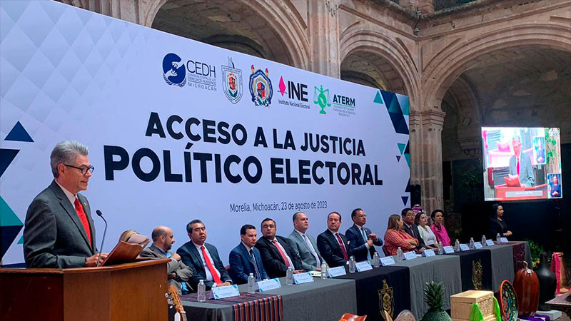 El acceso a la justicia política-electoral, fundamental para garantizar transparencia, equidad y legitimidad: Hernández Peña 