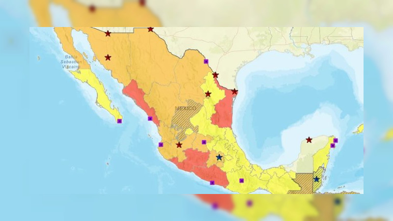EEUU emite alerta de viaje para Michoacán y otras 5 entidades, por delincuencia y secuestros 